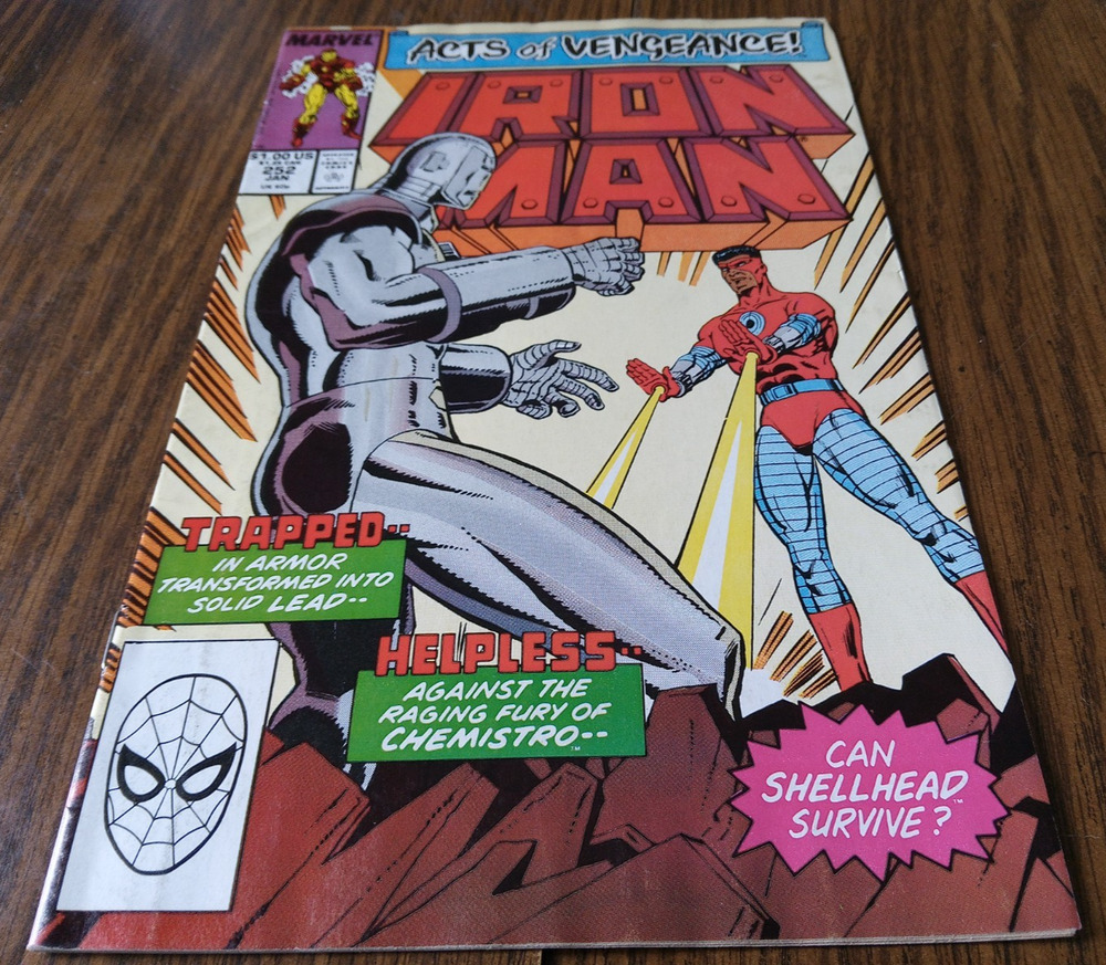 Iron Man #252 January 1990 Marvel Comics